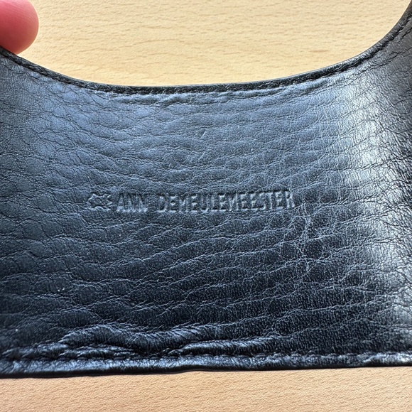 Anne Demeulemeester Leather Wide Cuff - Picture 2 of 4